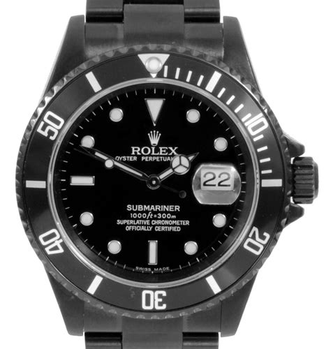 fake rolex submariner dlc pvd|rolex submariner black dial price.